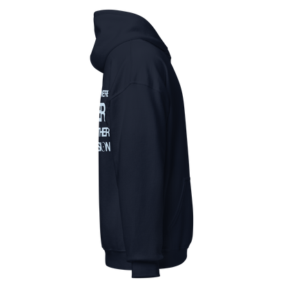 Navy Blue White Ferrari Hoodie